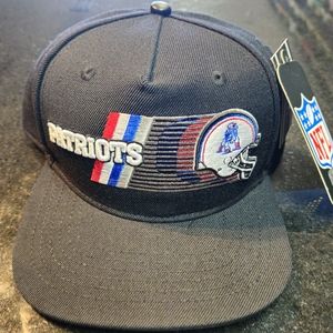 NFL New England Patriots Black Snapback Hat